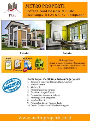 Jasa Desain, Bangun & Renovasi Rumah Balikpapan
