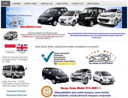 Mitra Mobil - Sewa Rental Mobil Jakarta