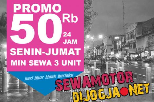 PROMO Sewa Motor Jogja Murah Harga 50 Ribu