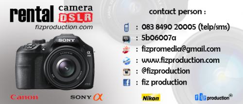 Rental Kamera Sidoarjo dan Surabaya